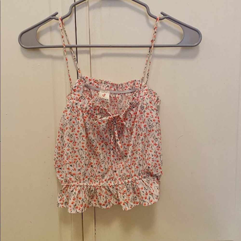 Floral tank top